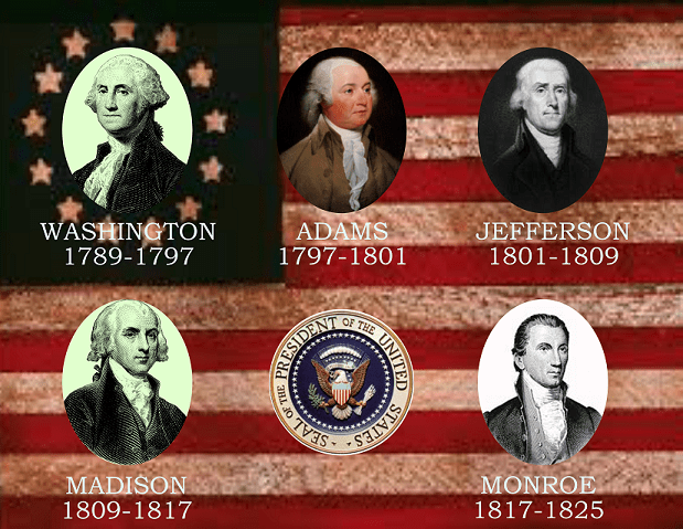 U.S. PRESIDENTS 1-5