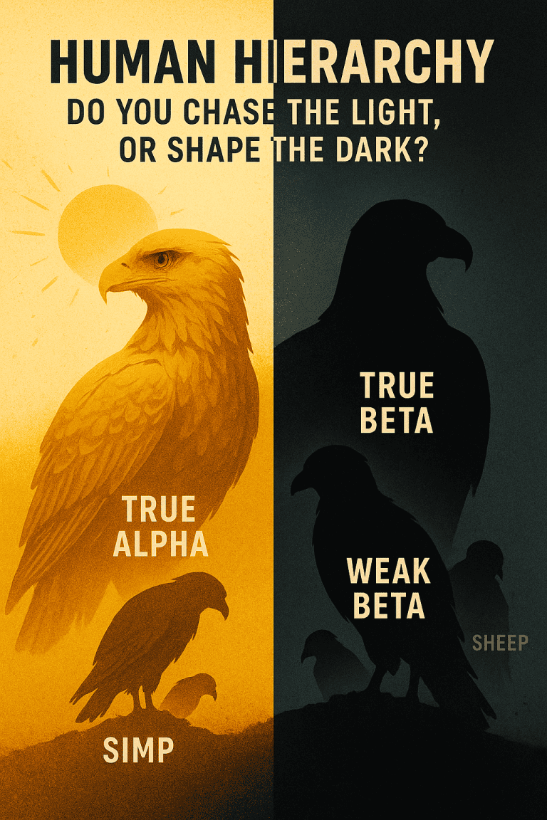 Alpha, Beta, and the Myth of the Hierarchy: Chasing Light, Shaping Shadows