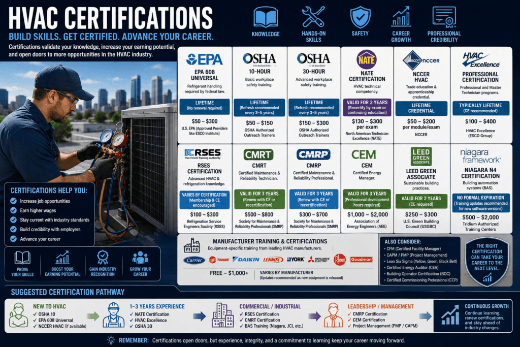 Certifications